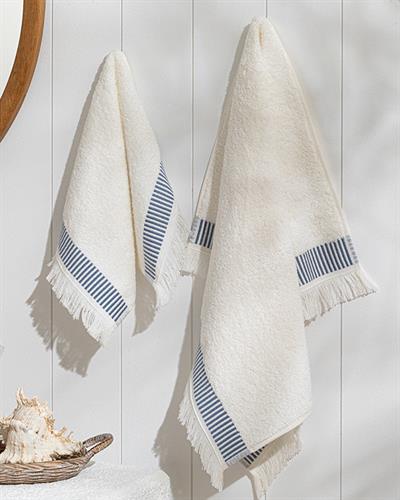 Cyra Хавлия За Лице С Ресни, Памучен, Екру, 50 X 70 Cm