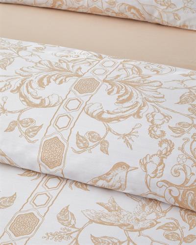 Спален Комплект Двоен Памук Сатен 200x220 см Златен