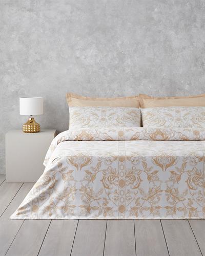 Спален Комплект Двоен Памук Сатен 200x220 см Златен