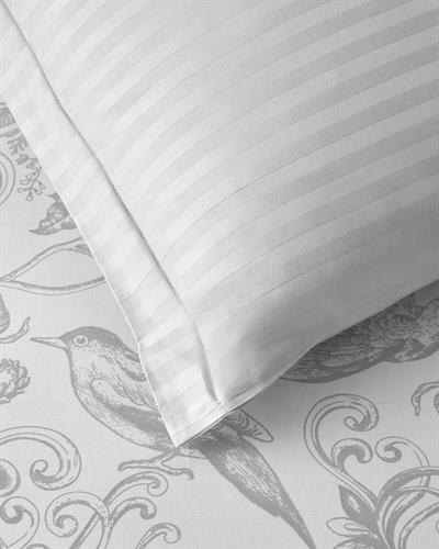 Спален Комплект Кралски размер Памук Сатен 240x220 см Сребърен