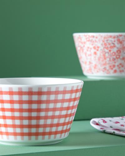 Dainty Notion Купа 2Бр., Bone Порцелан, Оранжево,, 11 Cm