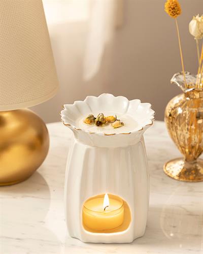 Daisy Кадилница Бяло, 11 X 11 X 14 Cm