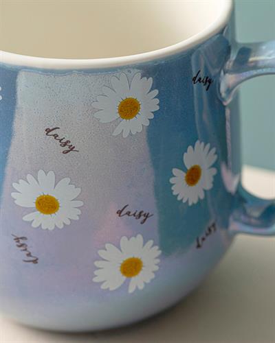 Daisy Чаша Керамика, Синьо, 350 Ml