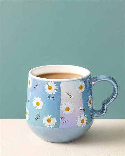 Daisy Чаша Керамика, Синьо, 350 Ml