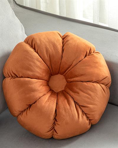 Daisy Декоративн Възглавница Кадифе, Изгорял Оранжев, 40 Cm