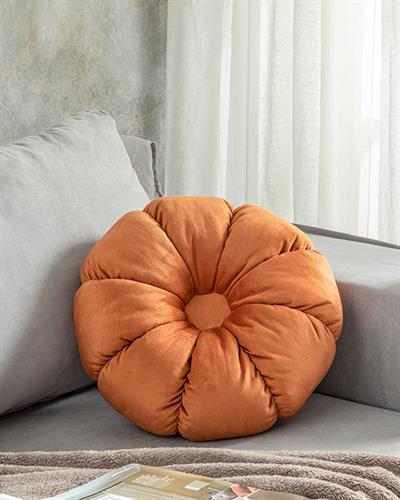 Daisy Декоративн Възглавница Кадифе, Изгорял Оранжев, 40 Cm
