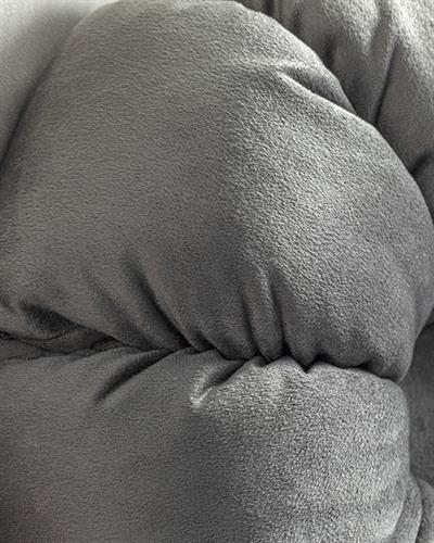 Daisy Декоративн Възглавница Кадифе, Антрацит, 40 Cm