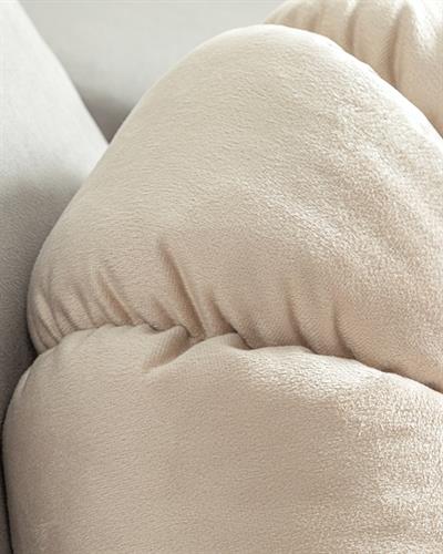 Daisy Декоративн Възглавница Кадифе, Тъмен Крем, 40 Cm