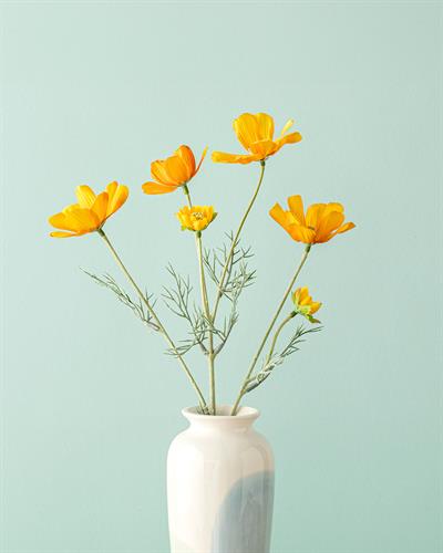 Daisy Изкуствено Цвете Един Стрък 62 см Оранжев