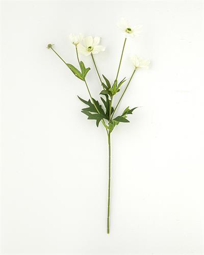 Daisy Bunch Изкуствено Цвете Един Стрък 50 см Бял