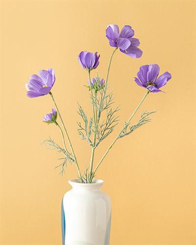Daisy Bunch Изкуствено Цвете Един Стрък 50 см Виолетов..
