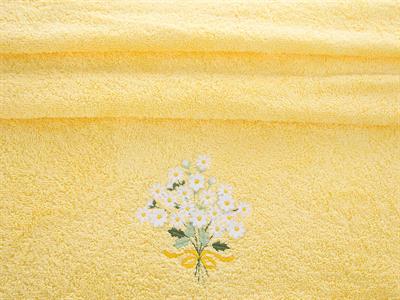 Daisy Bundle ХАВЛИЯ ЗА ЛИЦЕ Бродирани 50x80 cm Yellow.
