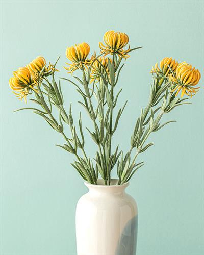 Daisy Dream Изкуствено Цвете Един Стрък 35 см Жълт