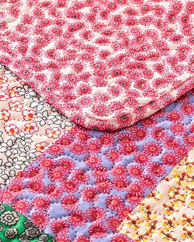 Daisy Fest Универсална Покривка За Легло Единичен Размер, Розово, 160 X 220 Cm