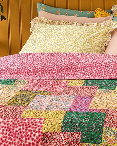 Daisy Fest Универсална Покривка За Легло King Size, Розово, 240 X 220 Cm