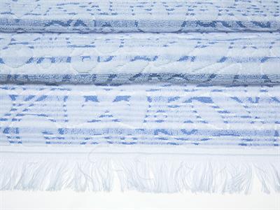 Daisy Line ХАВЛИЯ ЗА ЛИЦЕ С ресни Жакардов 50x80 cm Blue.