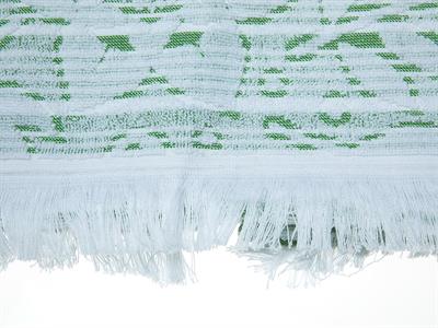 Daisy Line ХАВЛИЯ ЗА ЛИЦЕ С ресни Жакардов 50x80 cm Green