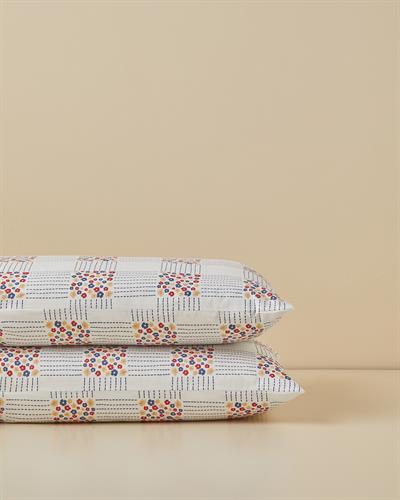 Калъфка За Възглавница 2 бр. Лесно за гладене 50x70 см Червен - Син