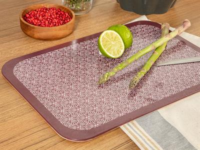 Dale Melamine Rectangular Cutting Board 35x25 cm Claret Red