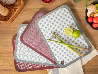 Dale Melamine Rectangular Cutting Board 35x25 cm Claret Red