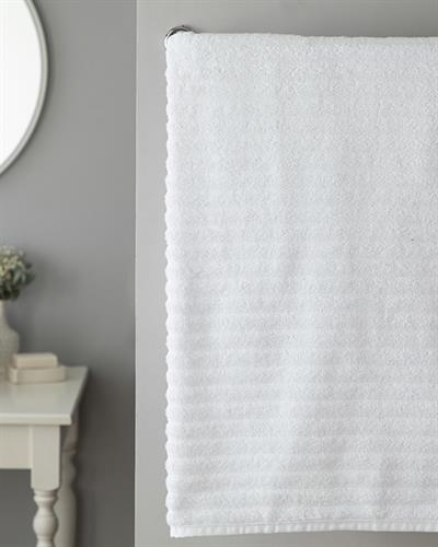 Dalgalı Хавлия За Баня Wave, Мека Текстура, Бяло, 90 X 150 Cm