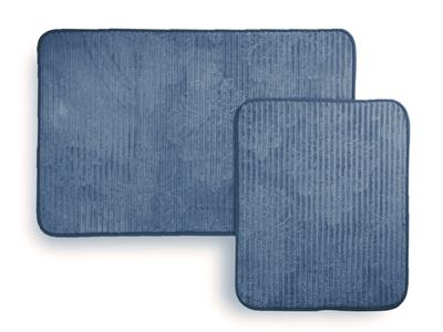 Damask Roses ПОСТЕЛКА ЗА БАНЯ КО 2 комплекта Гореща Щампа 60x90cm+50x60cm Dark Blue