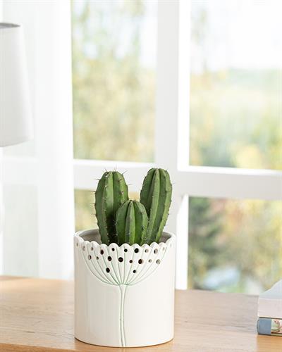 Dandelion Саксия 10x10x10.4 см Бежов