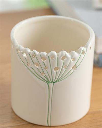 Dandelion Саксия 12.6x12.6x13 см Бежов