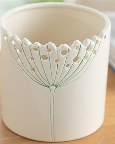 Dandelion Саксия 15.8x15.8x15.5 см Бежов