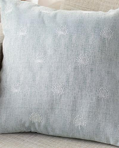 Dandelion Декоративна Възглавница С бродерия 45x45 см Син