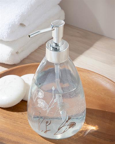 Dandelion ДОЗАТОР ЗА ТЕЧЕН САП Cam 7x7x18 cm Сребристо