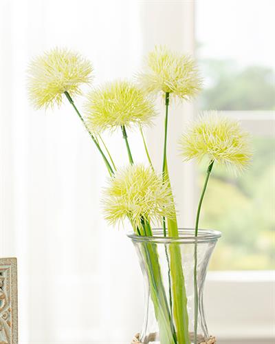Dandelion Bouquet Изкуствено Цвете Един Стрък 46 см Бял