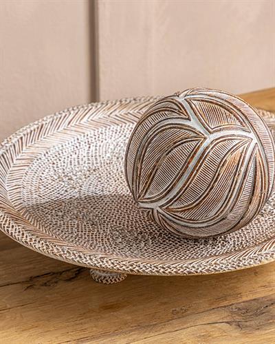 Danny Polyresin Decorative Object 9x9x9 cm Brown