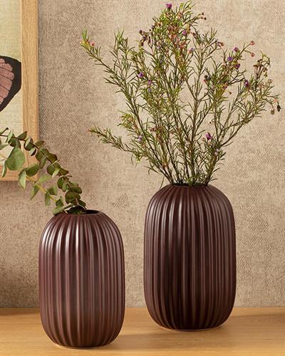 Darcy Ваза 11x11x16 см Бордо