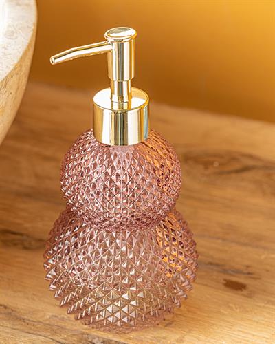Darcy Glass Liquid Soap Dispense 350 ml Pink