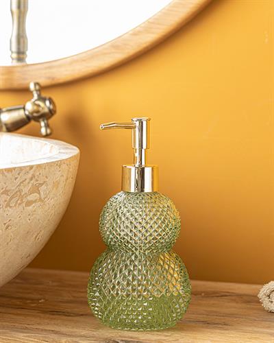 Darcy Glass Liquid Soap Dispense 350 ml Green
