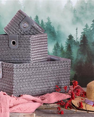 Dark Stripe Кошница 3,20x20X6cm Черен