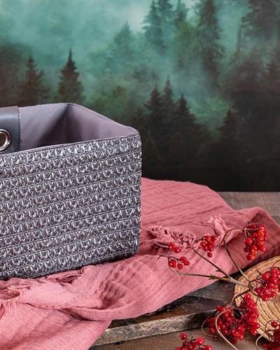 Dark Stripe Кошница 3,20x20X6cm Черен