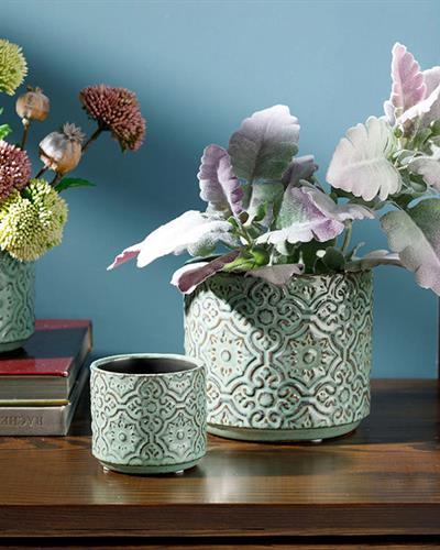 Dateless Саксия Керамика 10,5x12x12 см Селадон