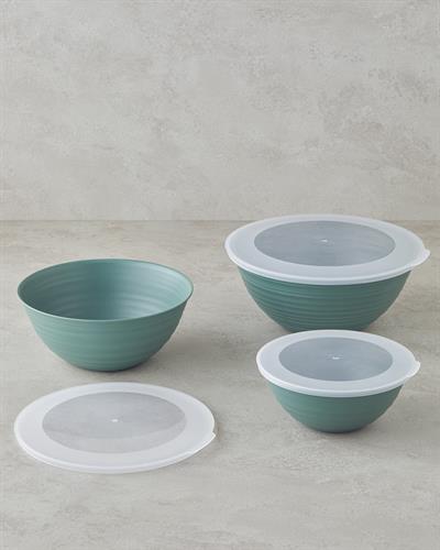 Deanna Кутия За Съхранение 3 части Пластмаса 1-2-3 л Зелен