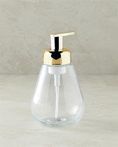 Debora Дозатор За Течен Сапун За Баня Стъкло 10x10x17см Прозрачен