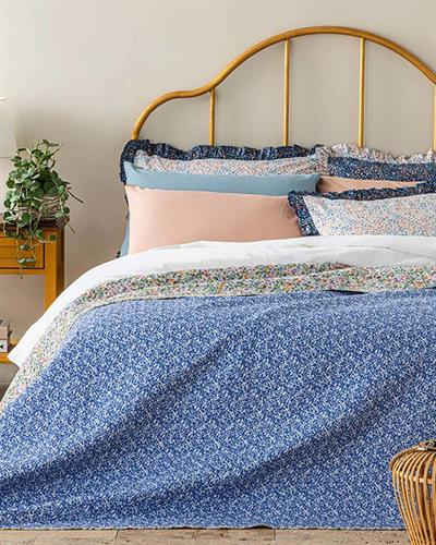 Deep Joy For One Person Multi-Purposed Quilt 160x220 cm Blue