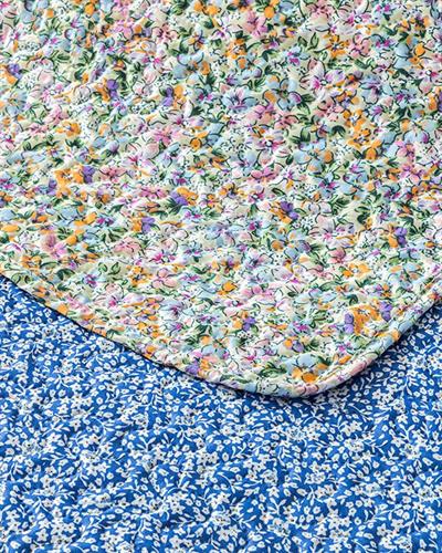 Deep Joy For One Person Multi-Purposed Quilt 160x220 cm Blue