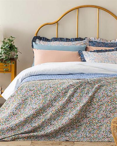 Deep Joy Double Person Multi-Purposed Quilt 200x220 cm Blue