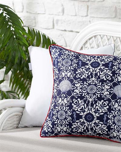 Deep Sea Декоративна Възглавница 45x45 см Морскосин