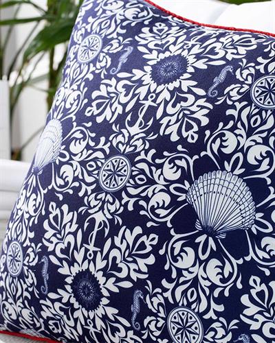 Deep Sea Декоративна Възглавница 45x45 см Морскосин