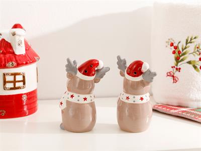 Deer Съд за Поправки 2 комплекта Доломите 6x10 cm Light Brown.