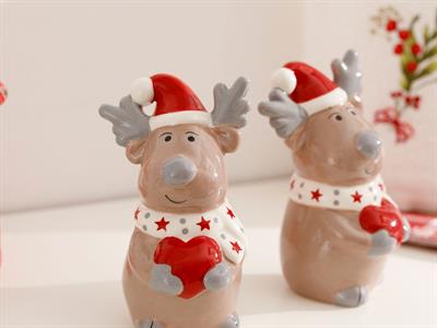 Deer Съд за Поправки 2 комплекта Доломите 6x10 cm Light Brown.