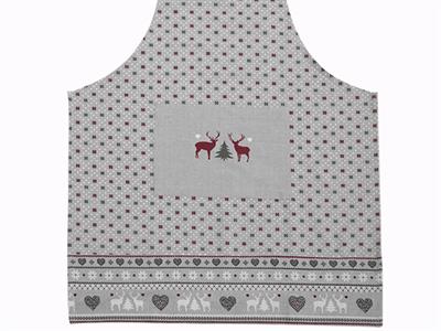 Deer КУХНЕНСКА ПРЕСТИЛКА Памучен 70x90 cm Gray-Red