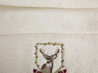 Deer Tartan ХАВЛИИ ЗА РЪЦЕ 30x45 cm Ecru
